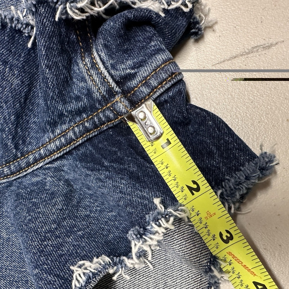Abercrombie & Fitch The Mom Short High Rise Blue Denim 34/18 NWT Retail $59 - Picture 12 of 12